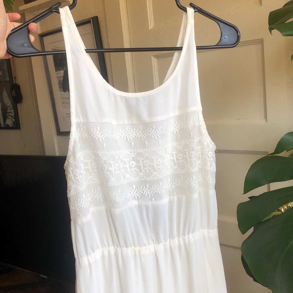 White Maxi Sleeveless Dress from H&M